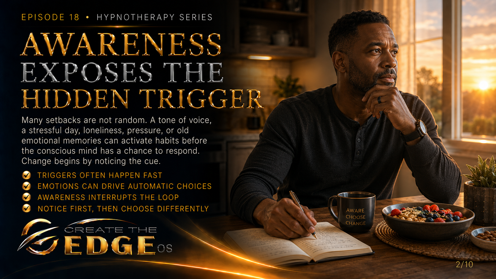 AWARENESS EXPOSES THE HIDDEN TRIGGER