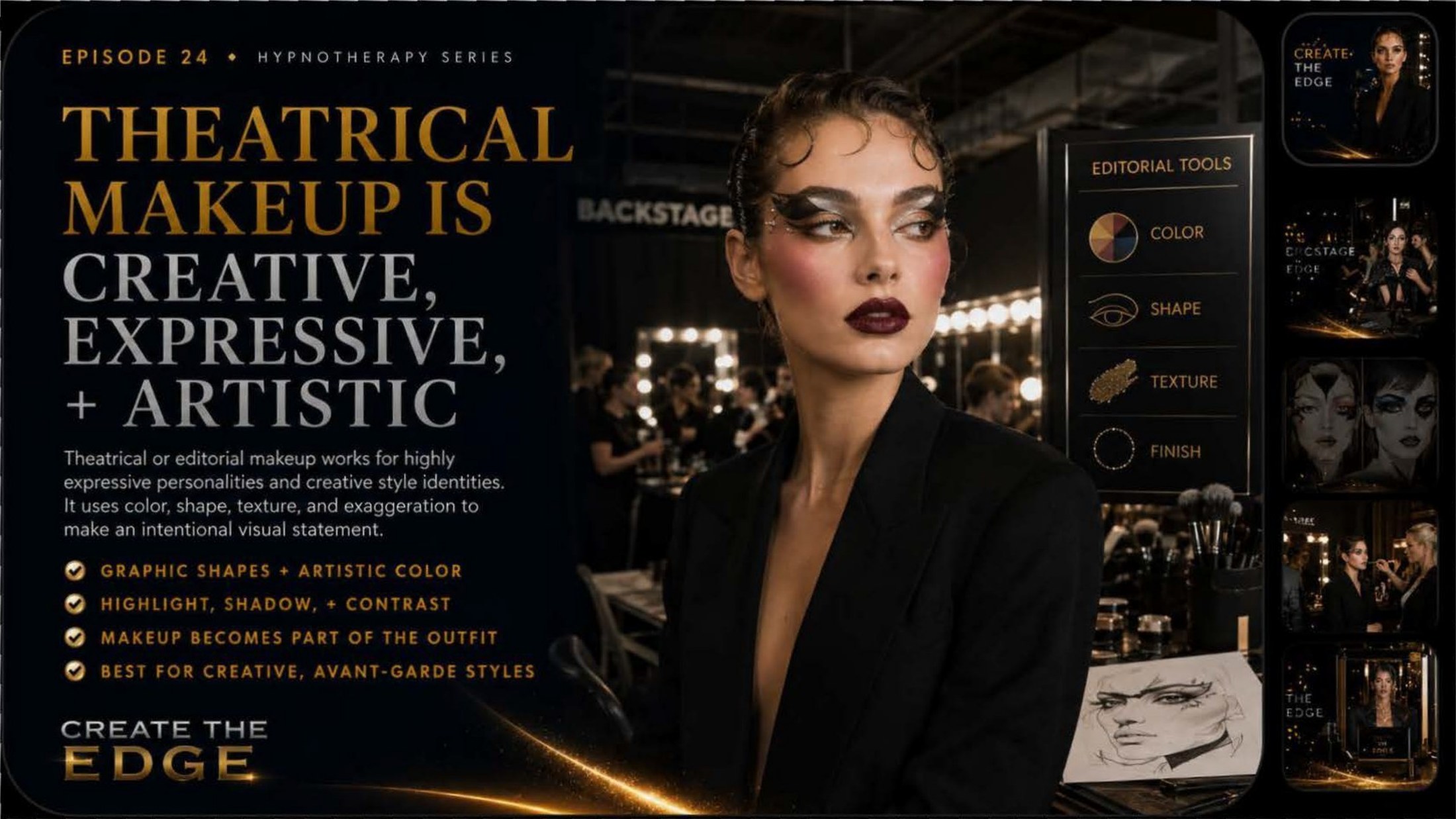 Theatrical Makeup Is Creative, Expressive, and Artistic