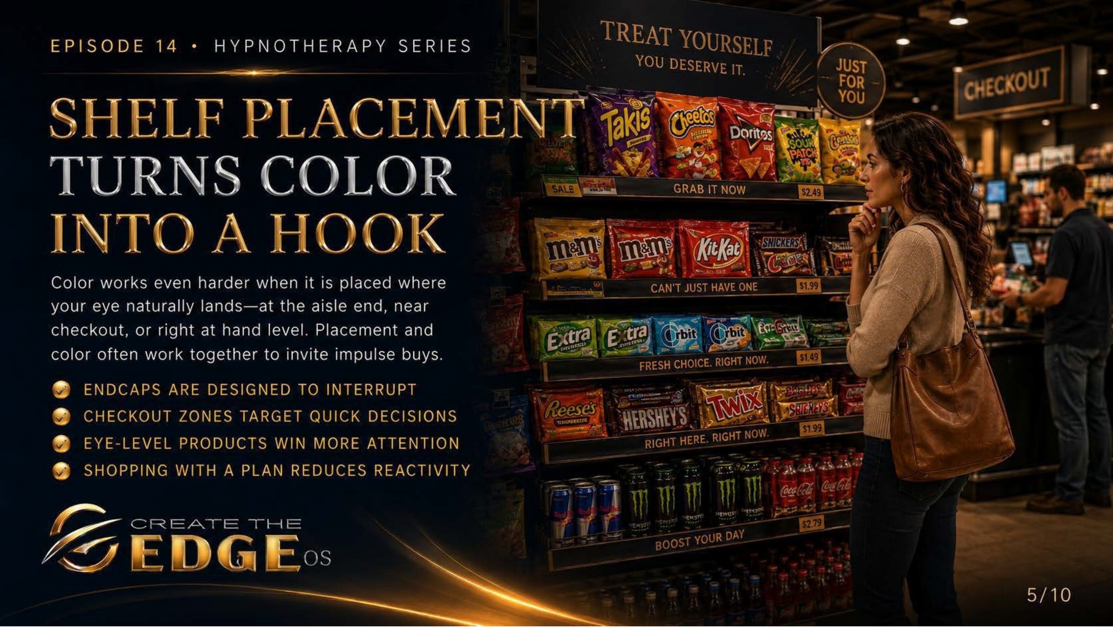 Shelf Placement Turns Color Into a Hook