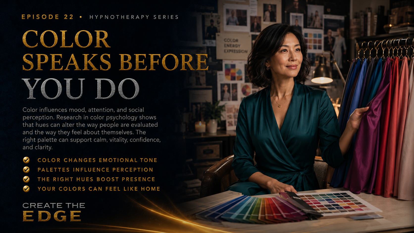 COLOR SPEAKS BEFORE YOU DO