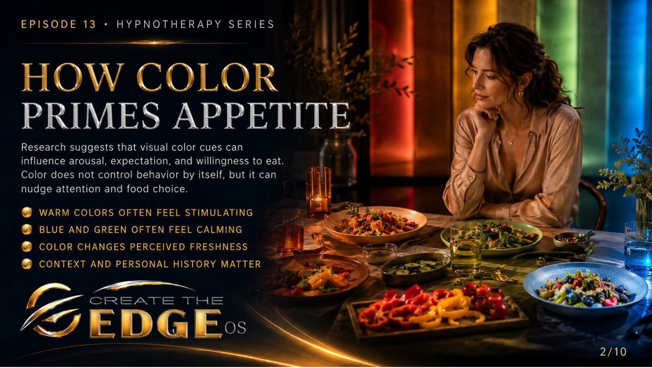 How Color Primes Emotion Around Food
