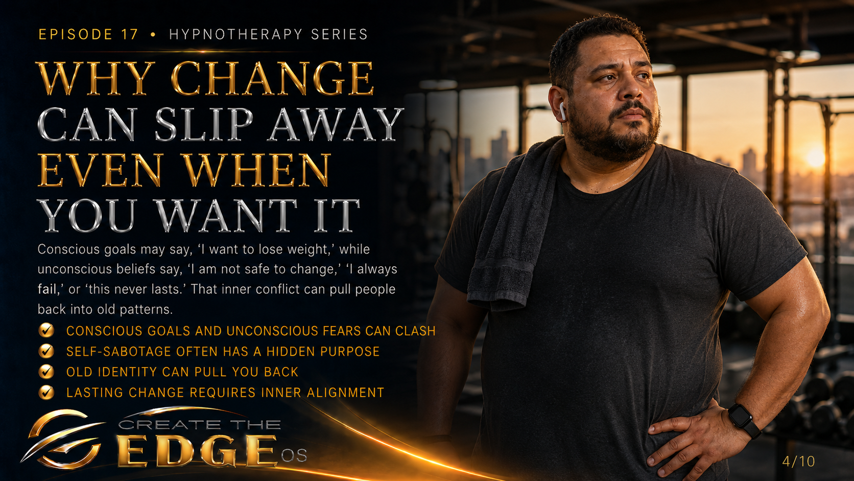 WHY CHANGE CAN SLIP AWAY EVEN WHEN YOU WANT IT