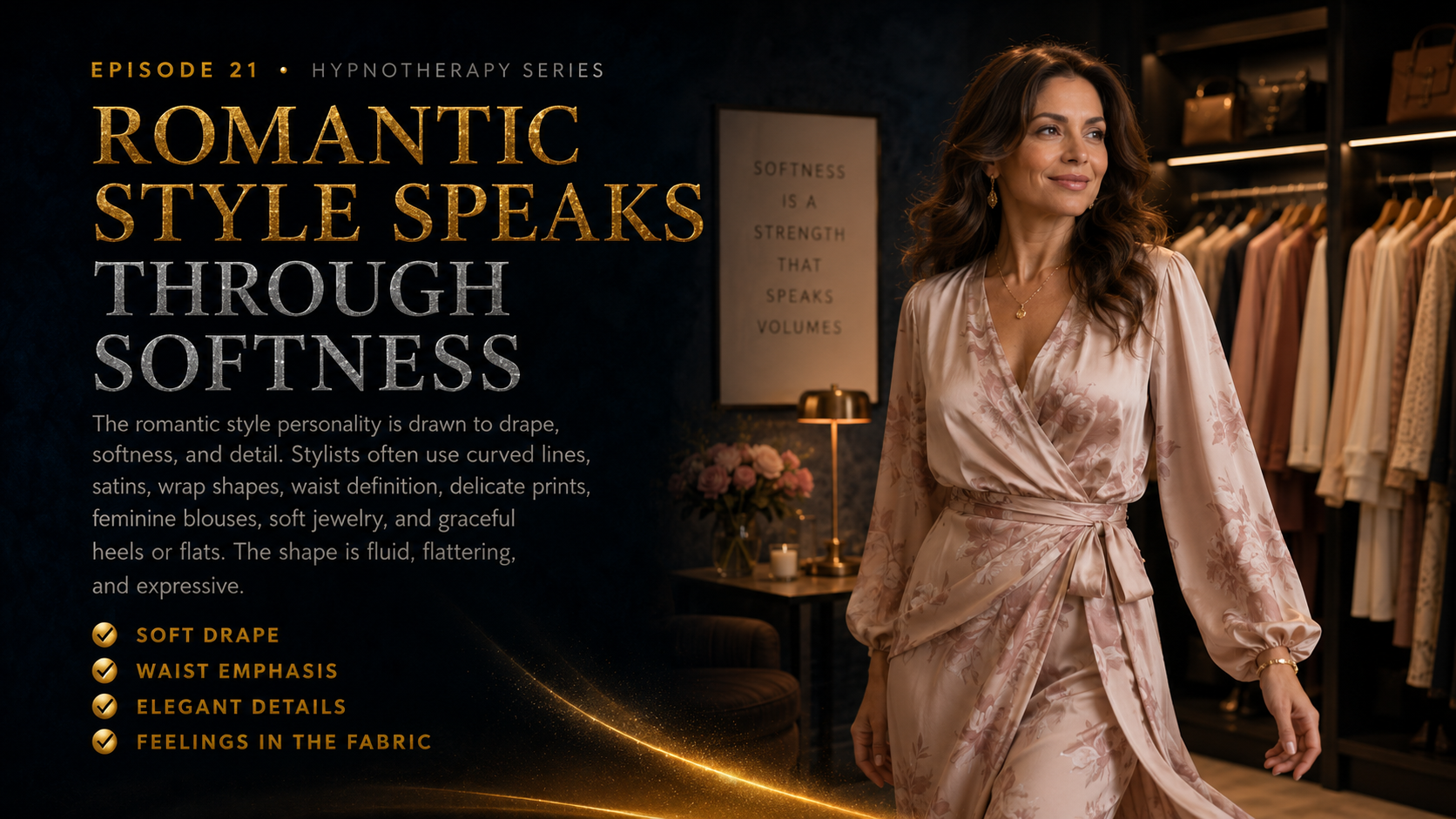ROMANTIC STYLE SPEAKS THROUGH SOFTNESS