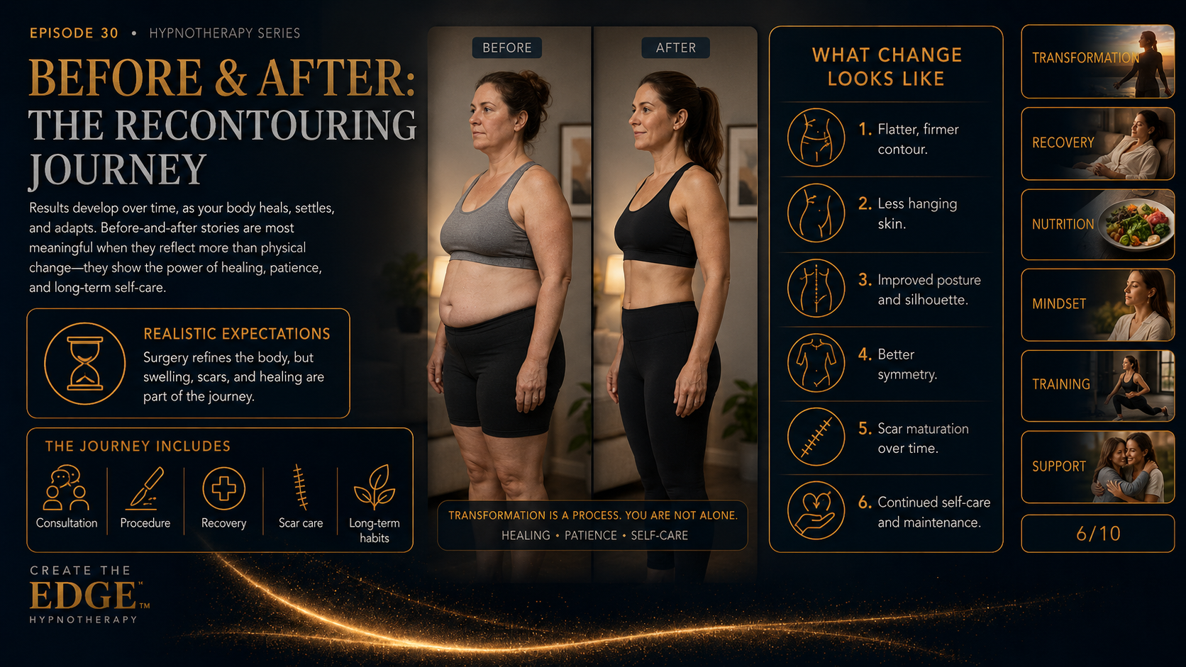 BEFORE AND AFTER: THE RECONTOURING JOURNEY