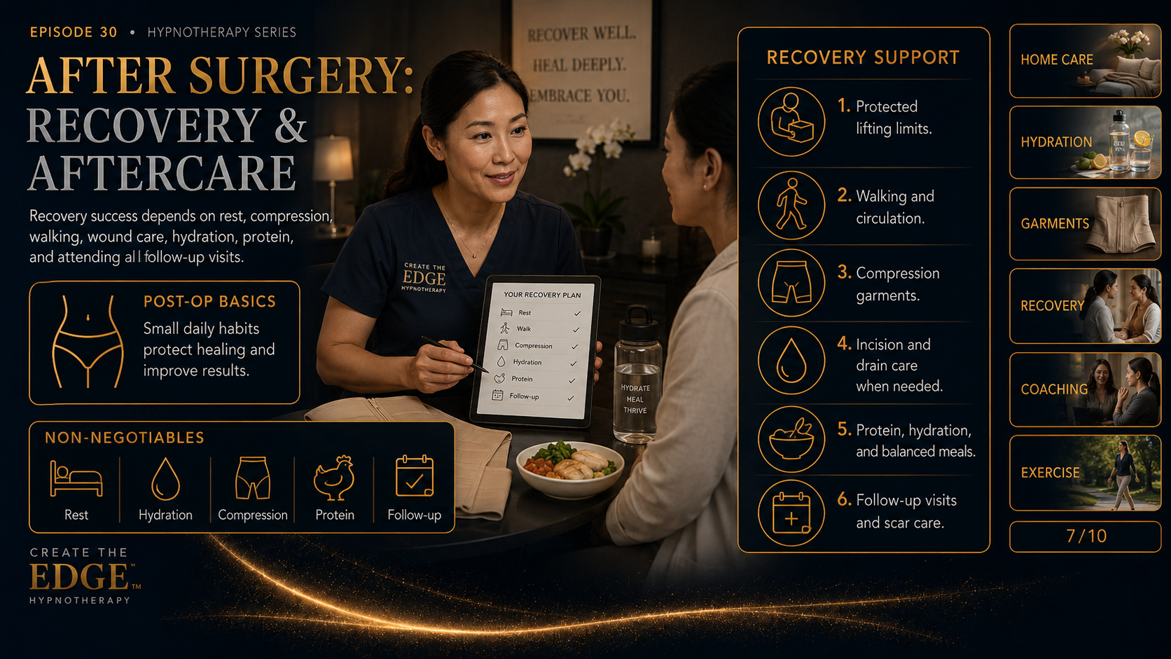 AFTER SURGERY: RECOVERY AND AFTERCARE