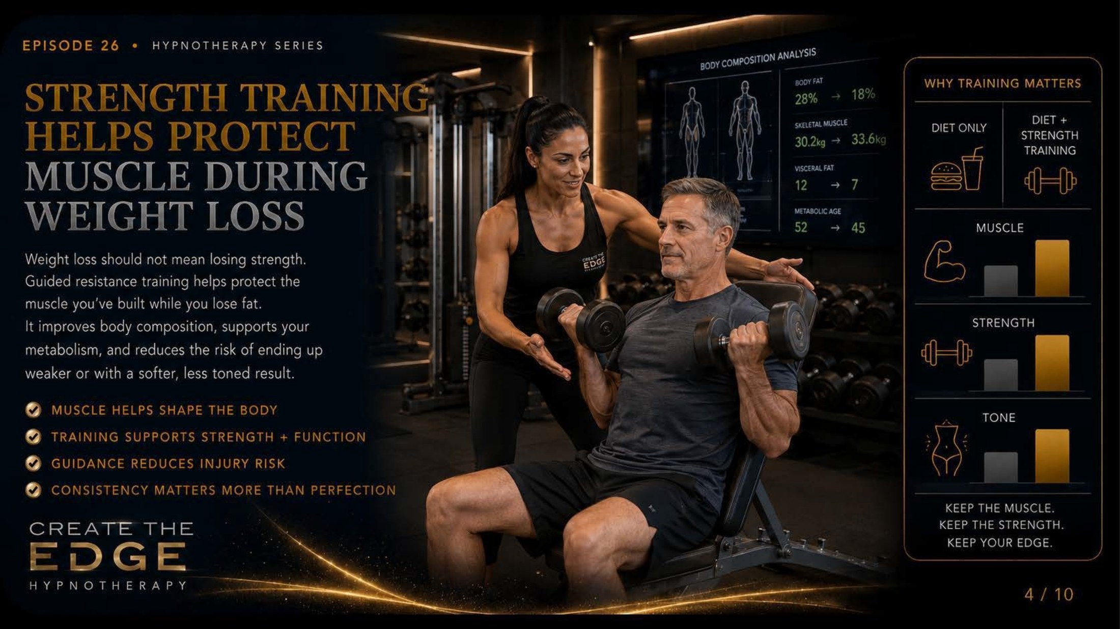 Strength Training Helps Protect Muscle During Weight Loss